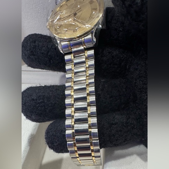 Omega Two-Tone Gold and Silver Watch - Picture 9 of 13